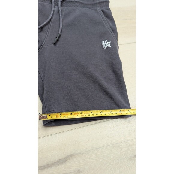 Young LA Sweat Shorts Mens Medium Gray Workout Active Gym Casual Athleisure - Picture 8 of 8